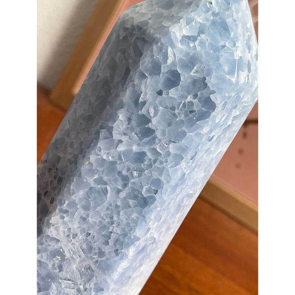 Blue Calcite Tower | Large Blue Calcite Tower - Picture 7 of 8
